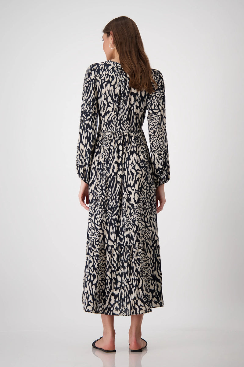Monari Maxi dress with leopard pattern 409704