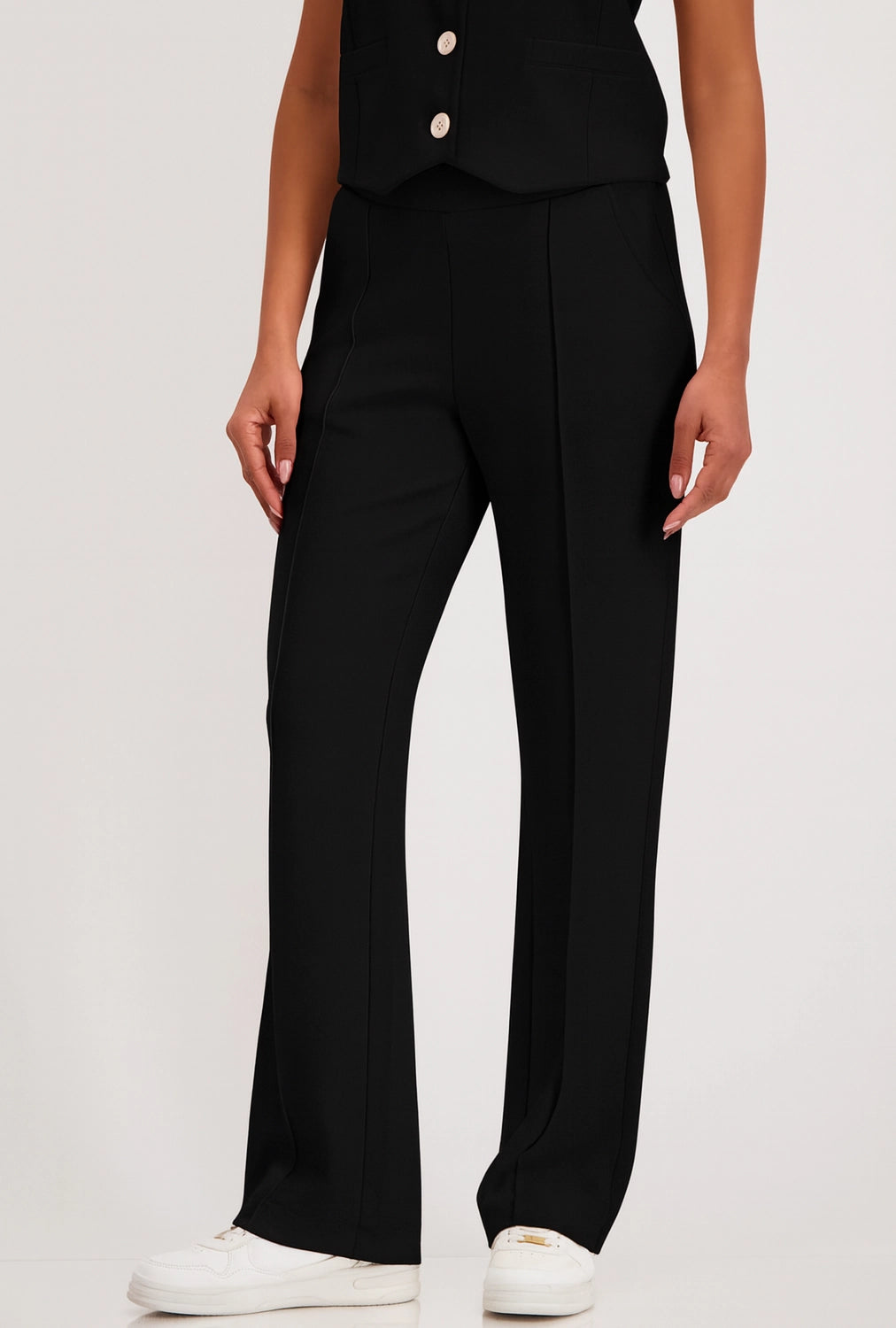 Monari Trousers with waistband 409716