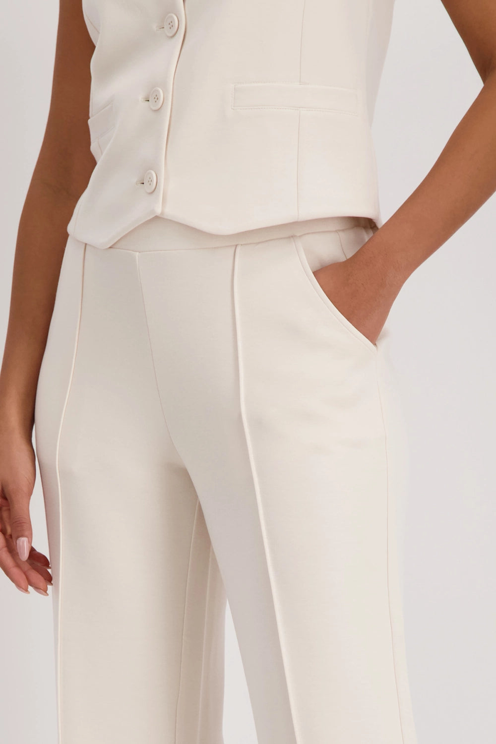 Monari Trousers with waistband 409716