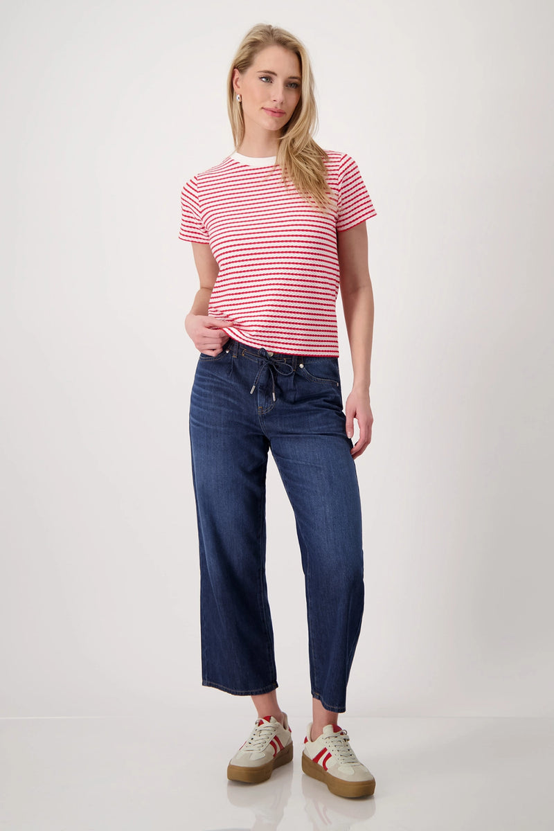 Monari T-shirt with texture 409745