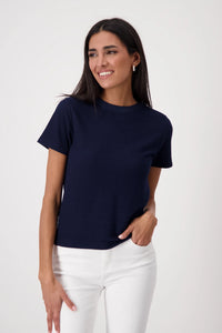 Monari T-shirt with texture 409745