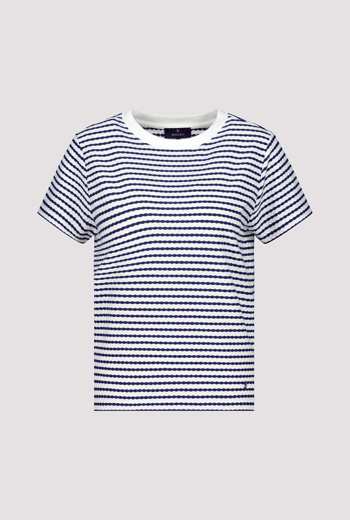 Monari T-shirt with texture 409745