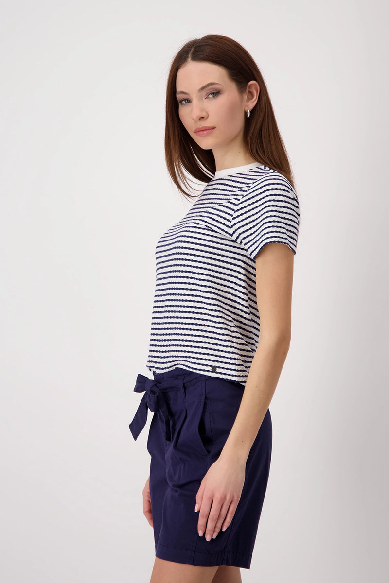 Monari T-shirt with texture 409745