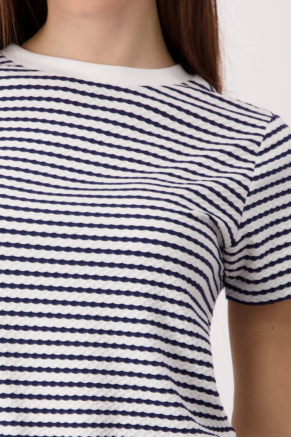 Monari T-shirt with texture 409745