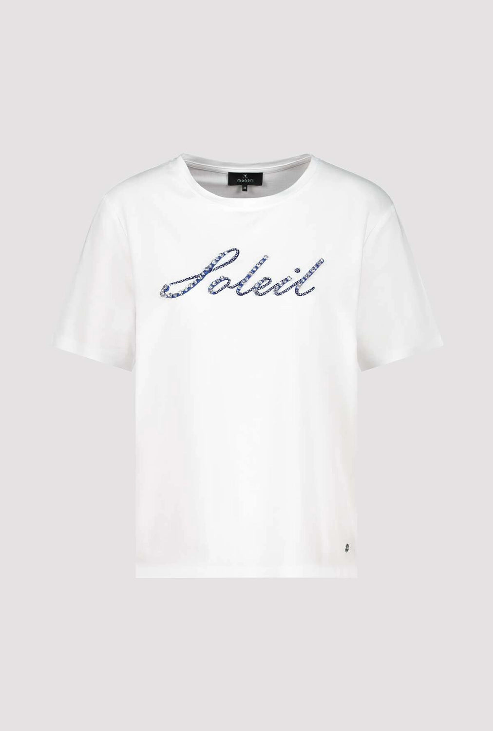 Monari T-shirt with decorative script 409746