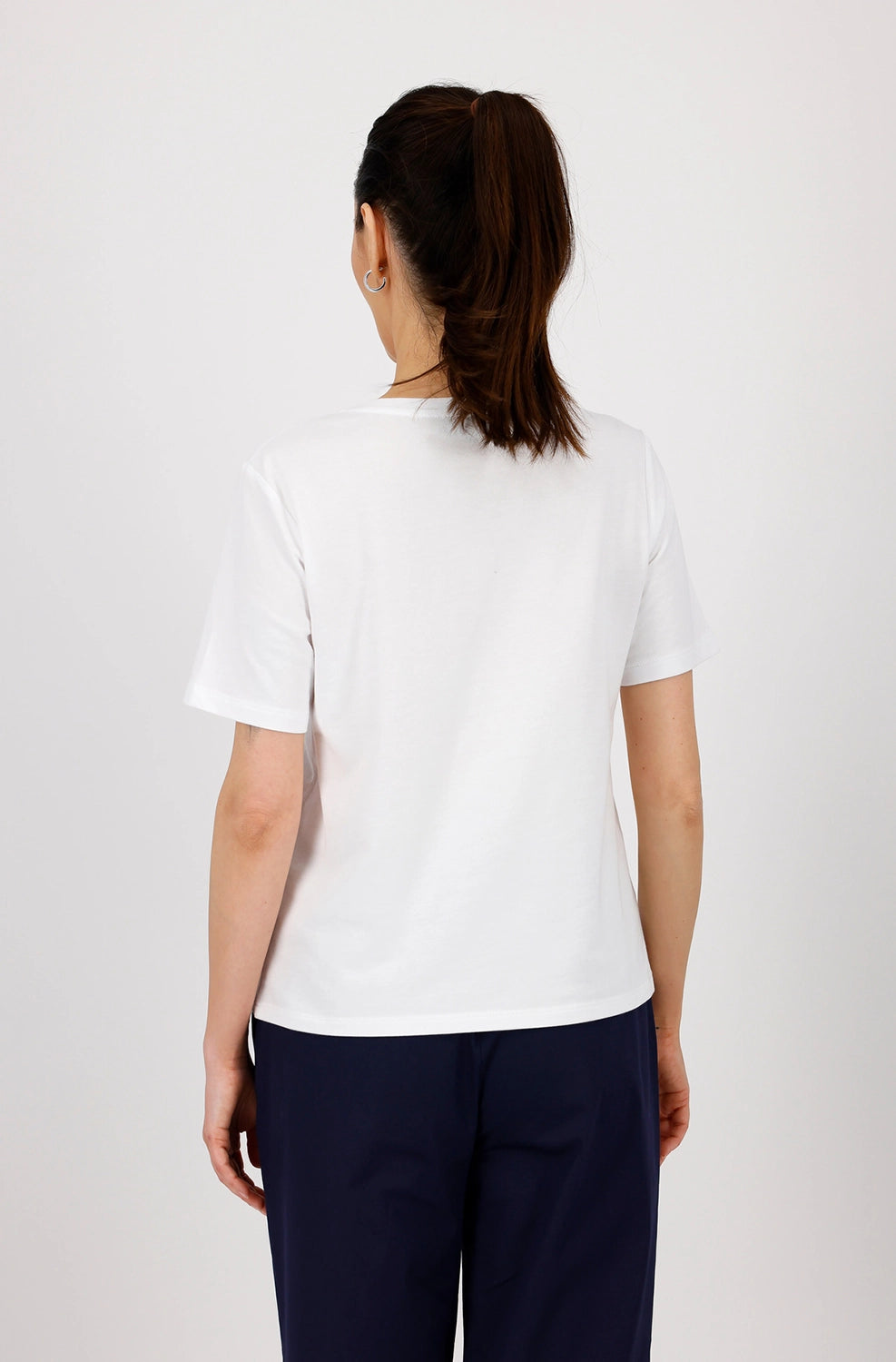 Monari T-shirt with decorative script 409746