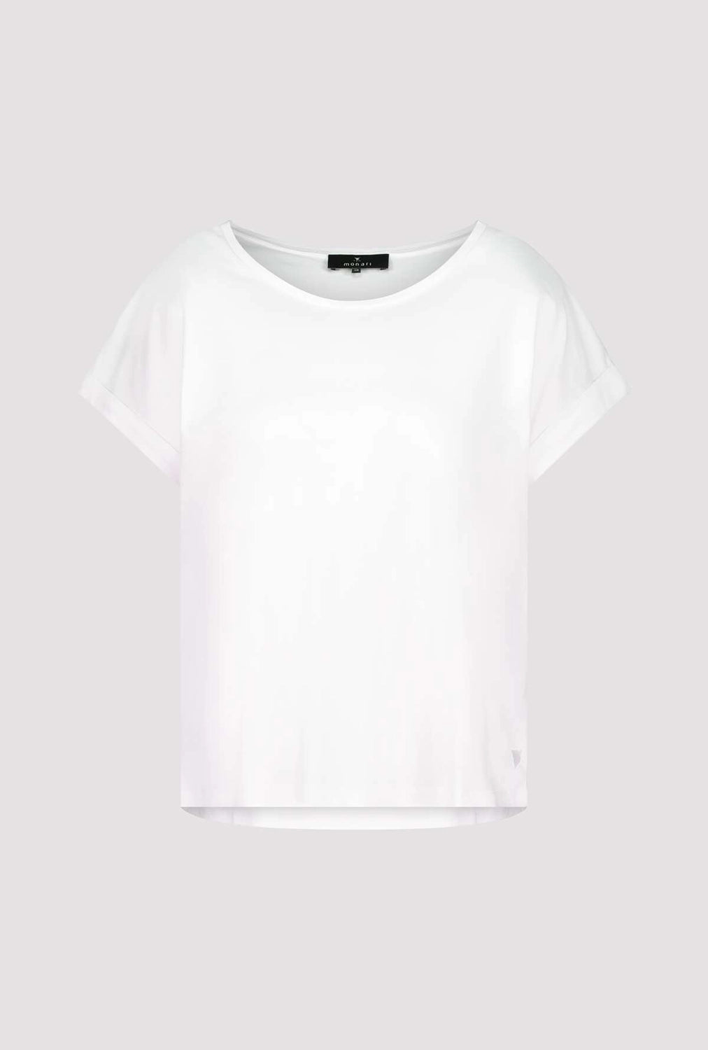 Monari T-shirt with sleeve cuffs 409885