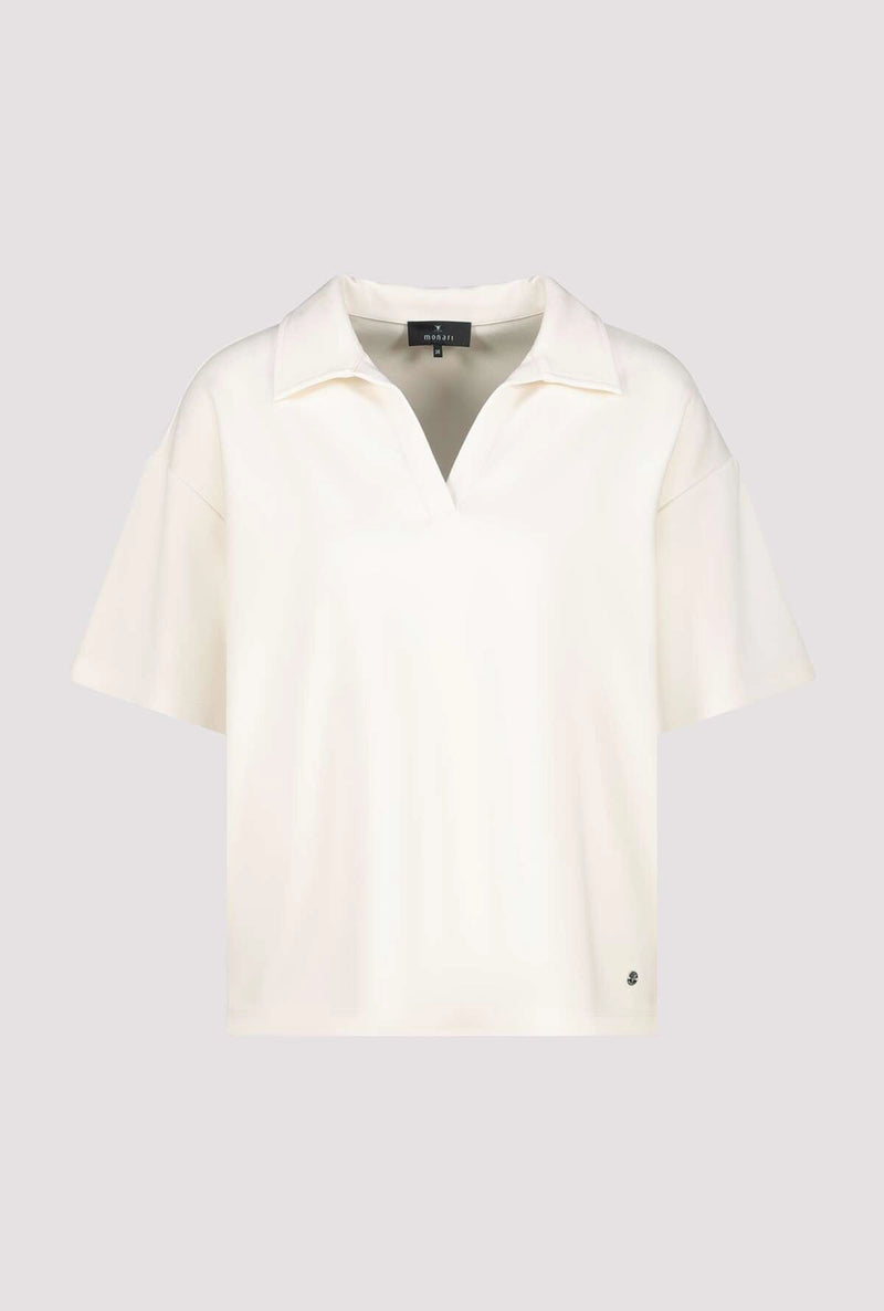 Monari Sweatshirt with polo collar 409897 - Pre-Order September Delivery