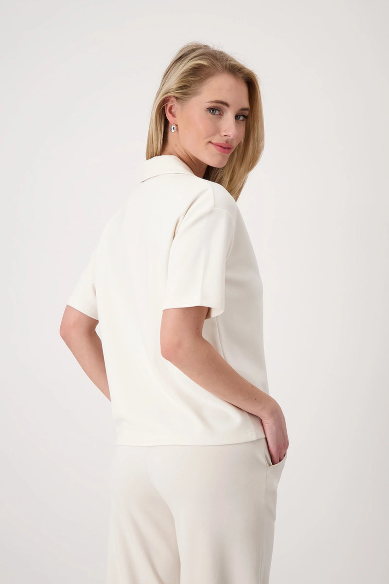 Monari Sweatshirt with polo collar 409897 - Pre-Order September Delivery