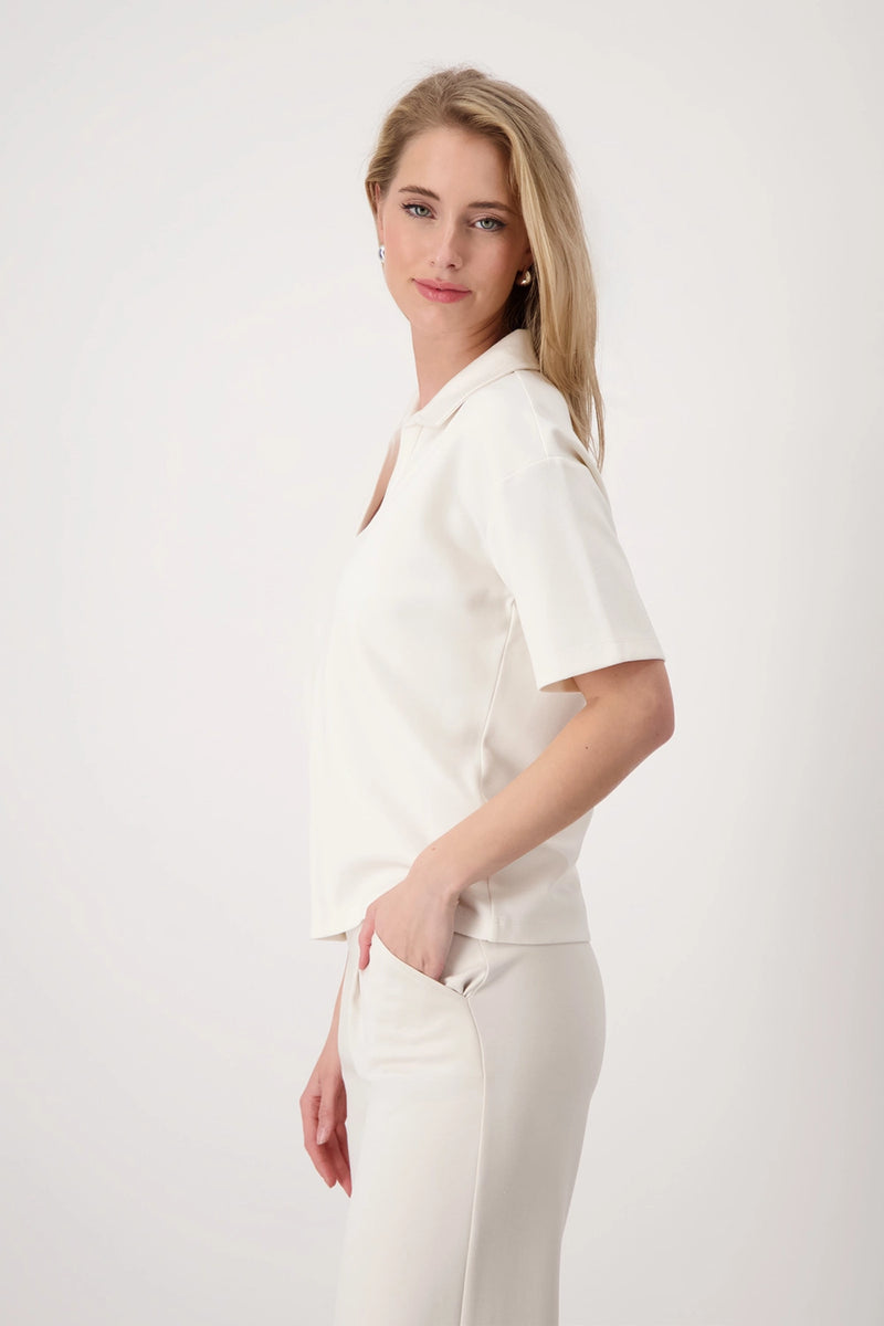 Monari Sweatshirt with polo collar 409897 - Pre-Order September Delivery