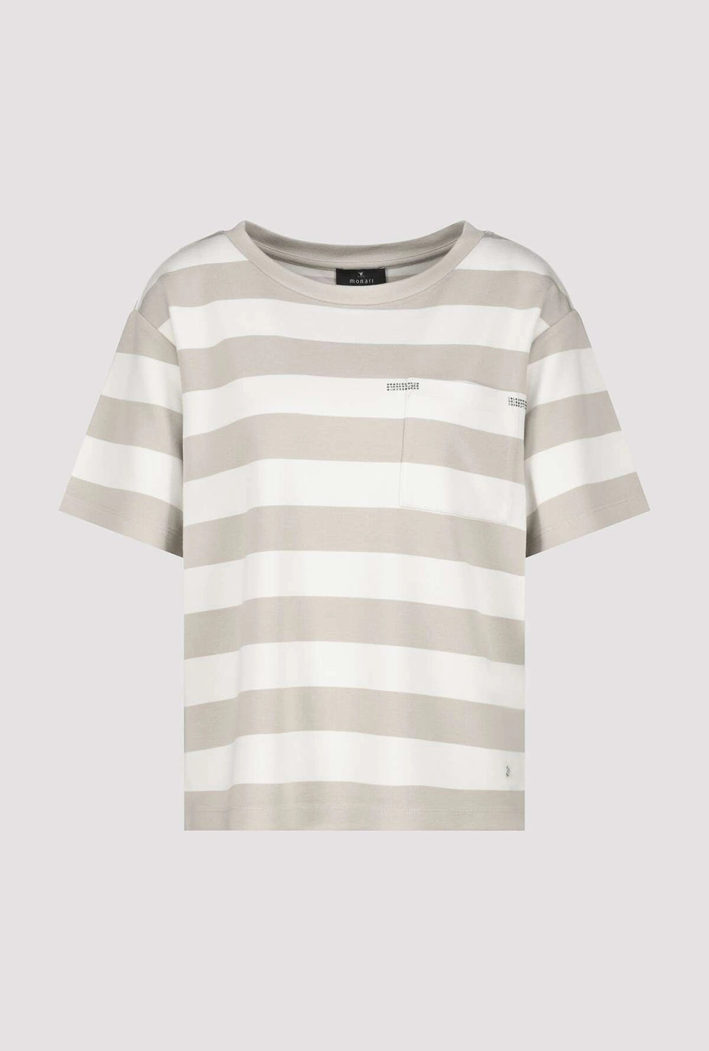 Monari Sweatshirt with breast pocket 409902