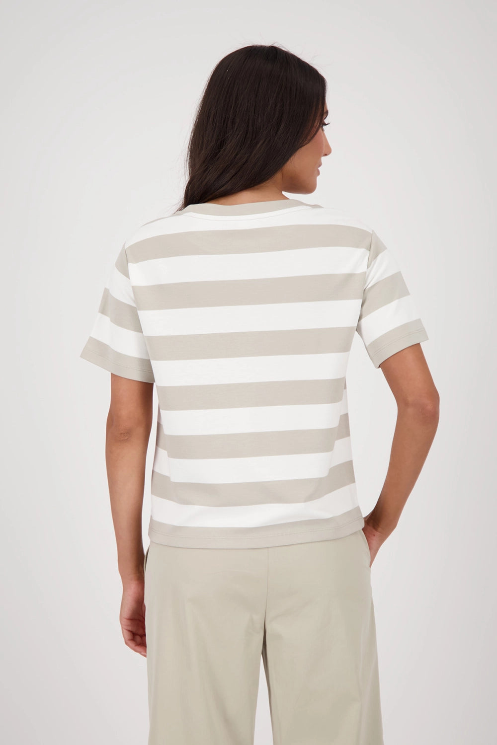 Monari Sweatshirt with breast pocket 409902
