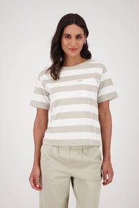 Monari Sweatshirt with breast pocket 409902