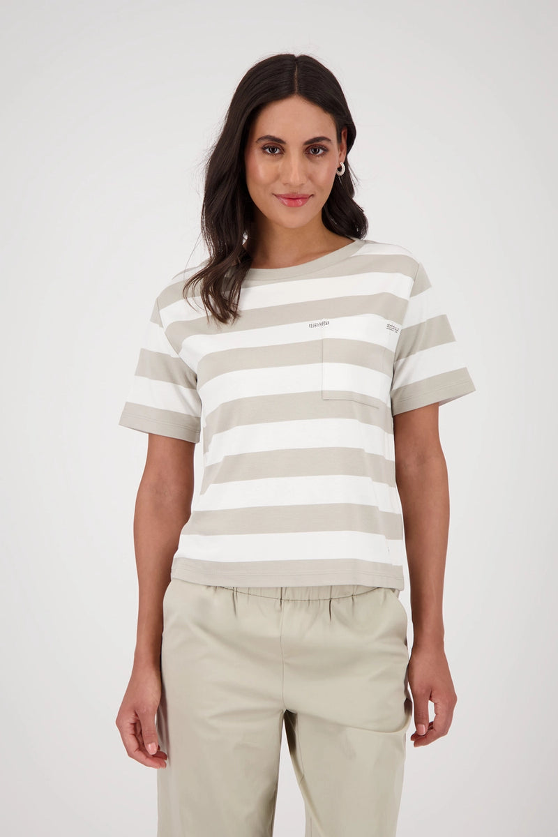 Monari Sweatshirt with breast pocket 409902