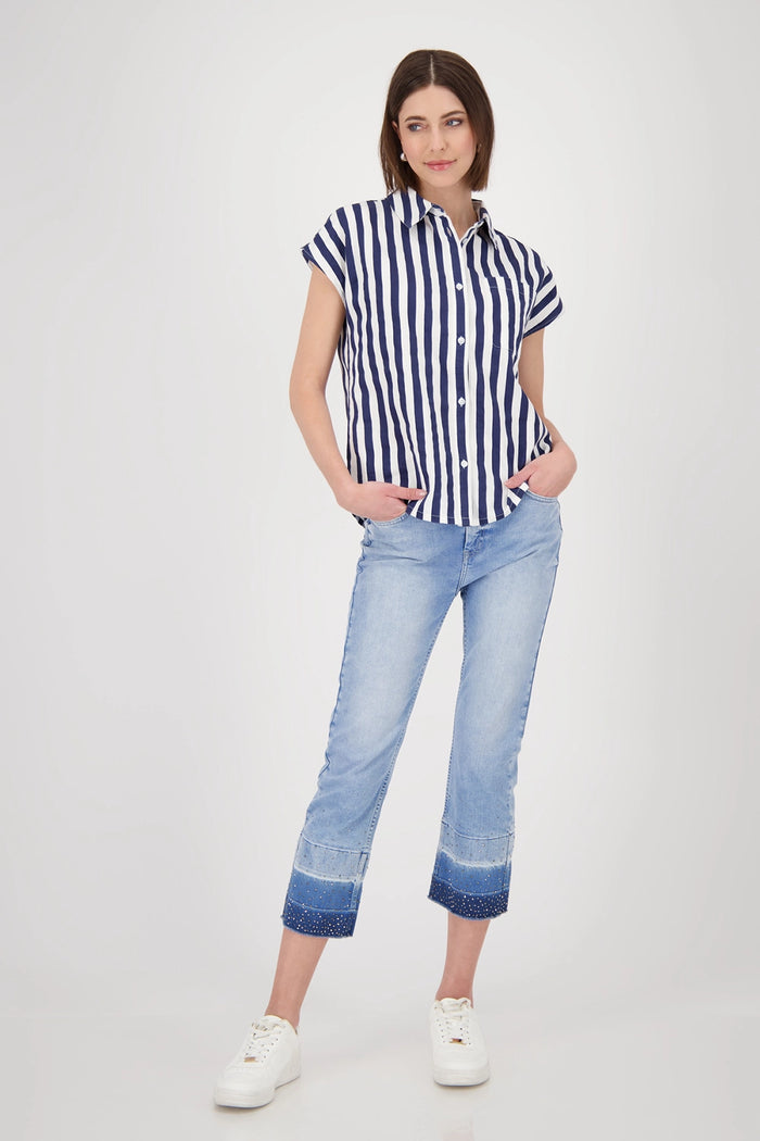 Monari Striped blouse 409913