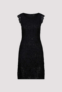 Monari Crochet dress with floral pattern 409967