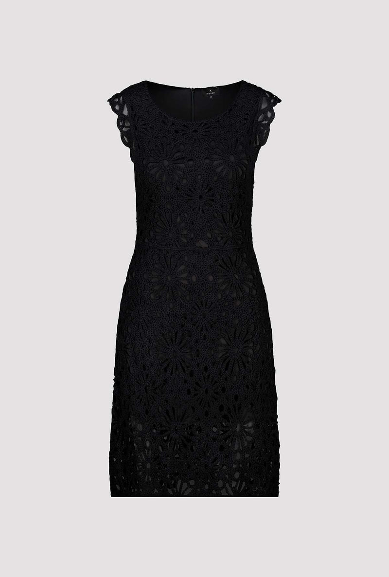 Monari Crochet dress with floral pattern 409967