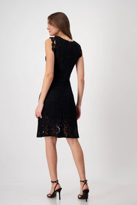 Monari Crochet dress with floral pattern 409967