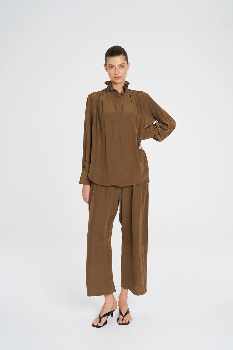 Mela Purdie Pace Pant In Tannin F67 1740
