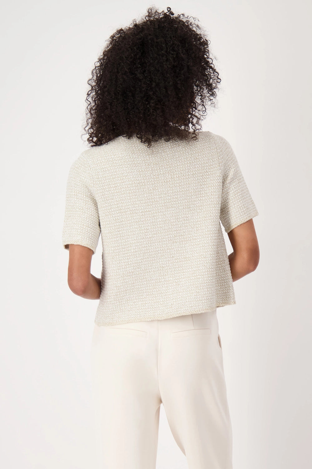 Monari Tweed cardigan 410014