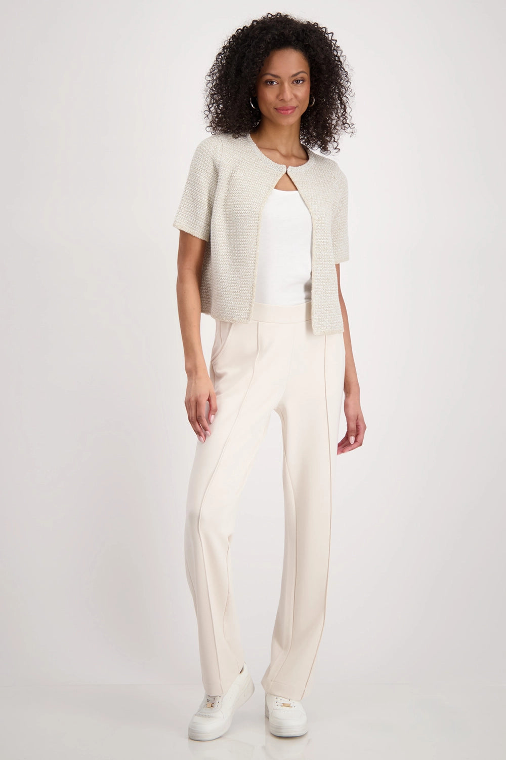 Monari Tweed cardigan 410014