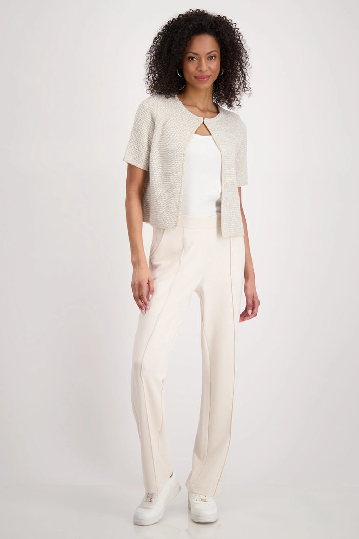 Monari Tweed cardigan 410014 - Pre-Order September Delivery