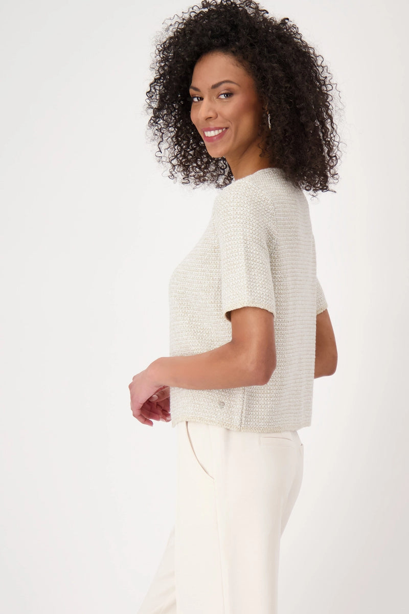 Monari Tweed cardigan 410014