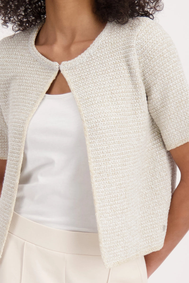 Monari Tweed cardigan 410014