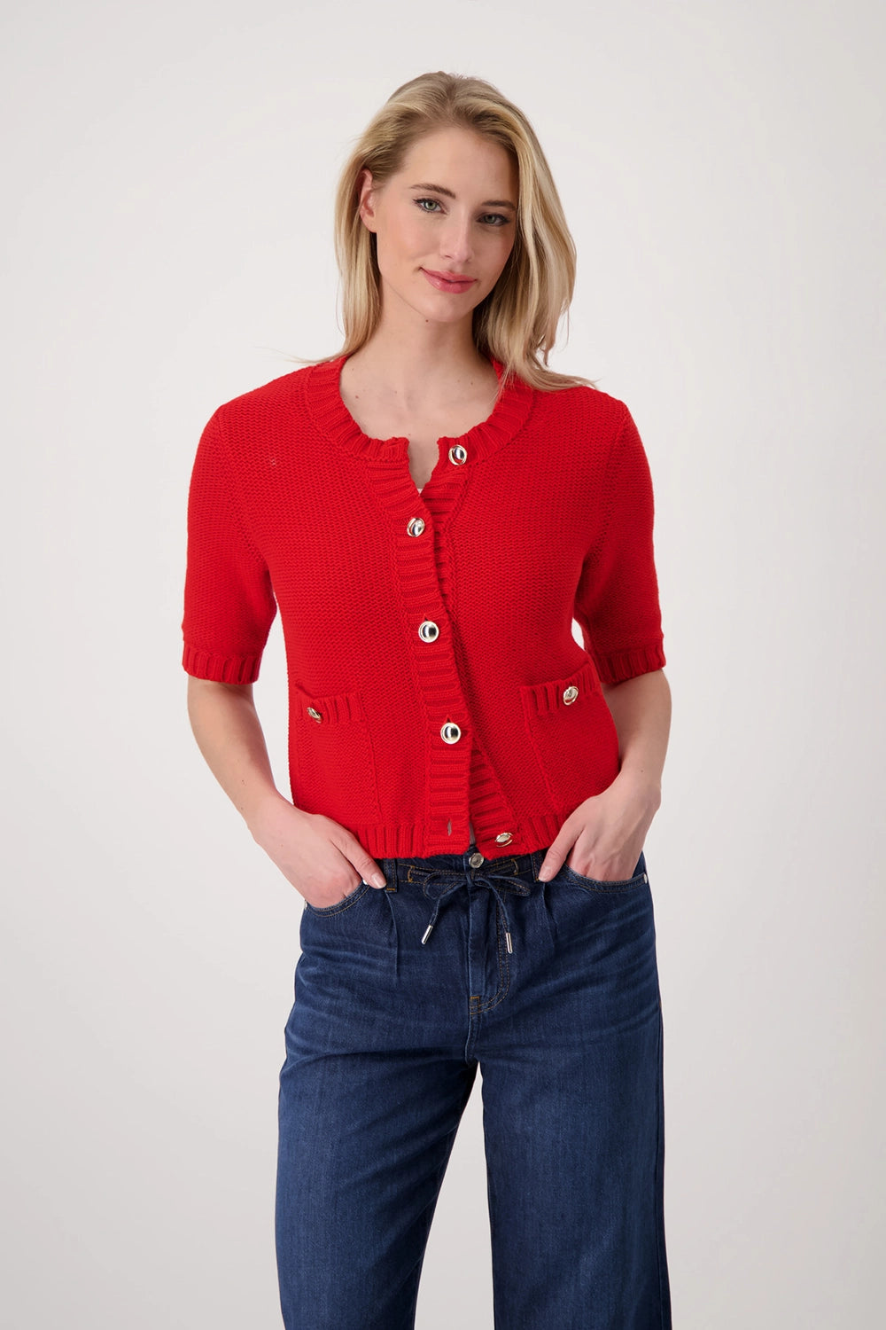 Monari Cardigan with buttons 410021