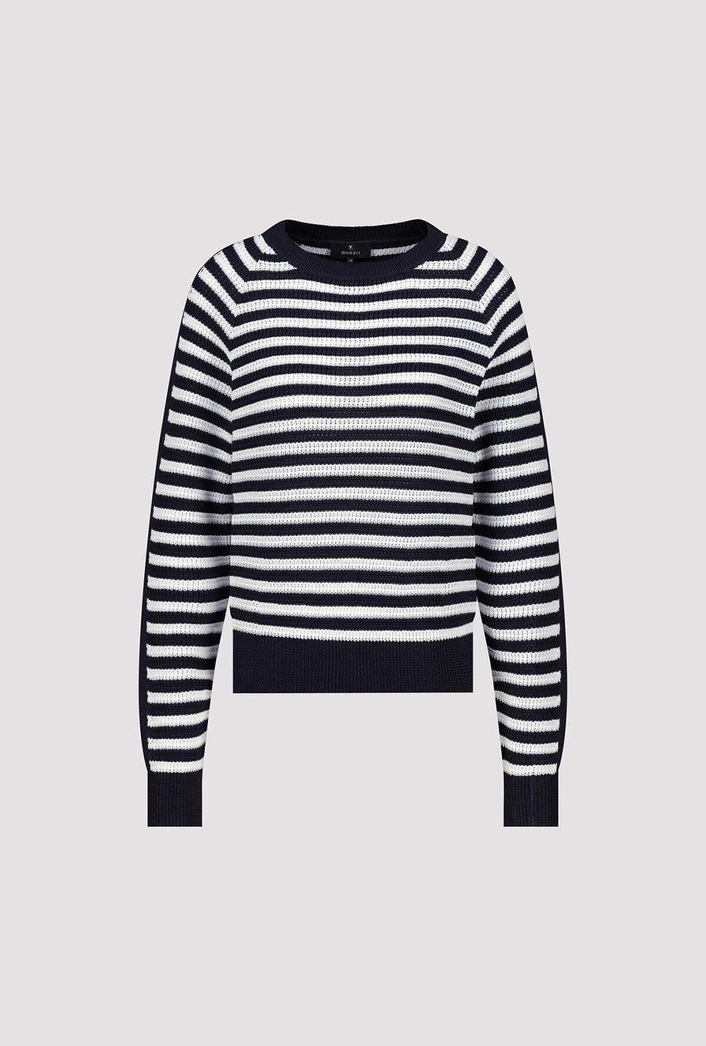 Monari Striped Jumper in Marine Striped 410217 - Pre-Order July Delivery