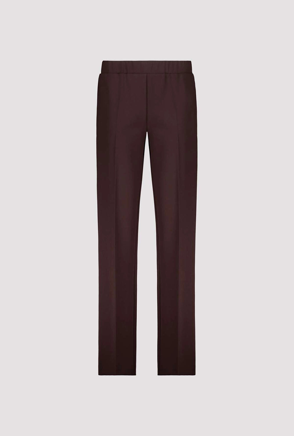 Monari Straight-Leg Pants in Dark Chocolate 410328 - Pre-Order July Delivery