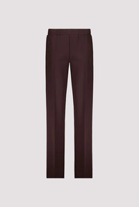 Monari Straight-Leg Pants in Dark Chocolate 410328 - Pre-Order July Delivery