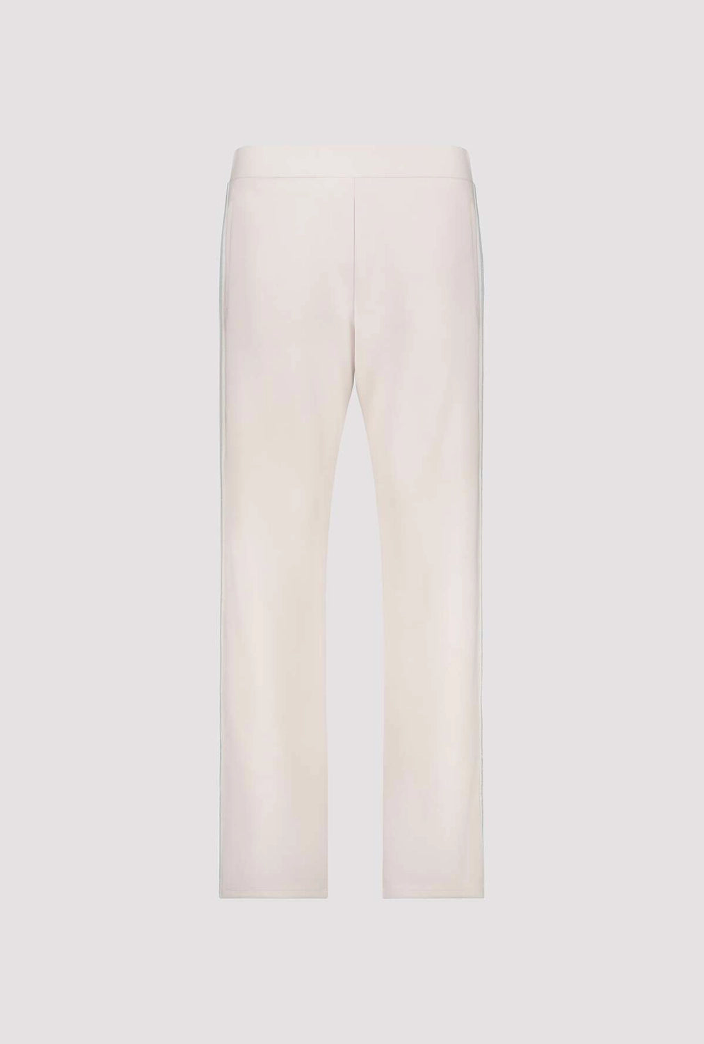 Monari Joggers With Lurex Stripes in Champagne Beige 410336 - Pre-Order July Delivery