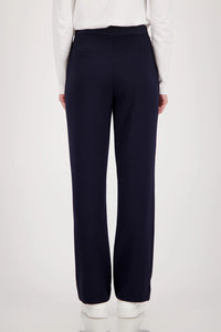 Monari Pants With Glitter Stripe in Marine 410347 - Pre-Order July Delivery