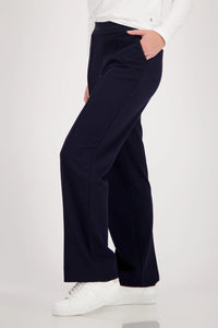 Monari Pants With Glitter Stripe in Marine 410347 - Pre-Order July Delivery