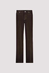 Monari Straight-Leg Pants in Dark Chocolate 410361 - Pre-Order July Delivery