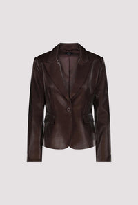 Monari Business Blazer in Dark Chocolate 410438 - Pre-Order July Delivery