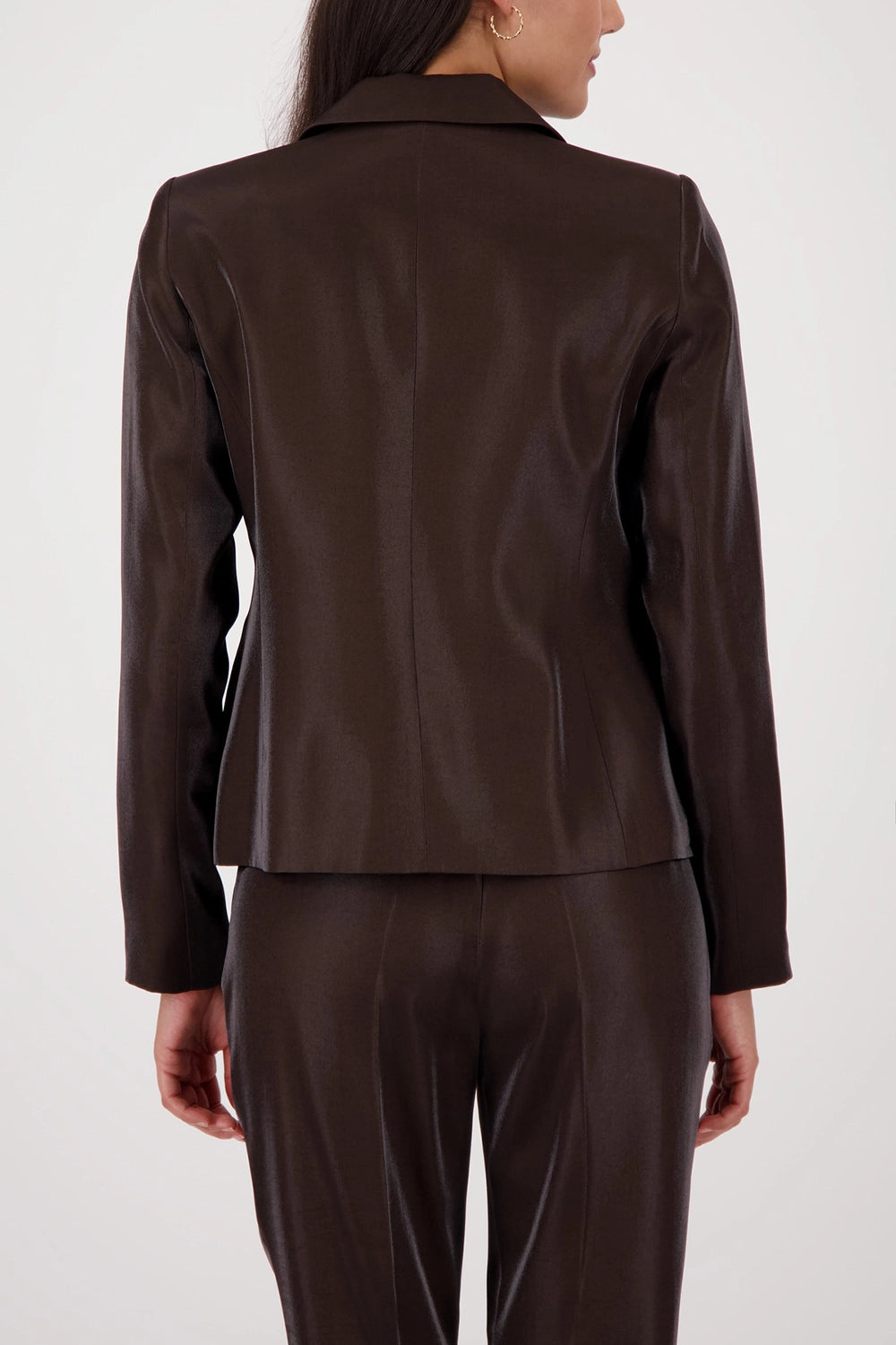 Monari Business Blazer in Dark Chocolate 410438 - Pre-Order July Delivery