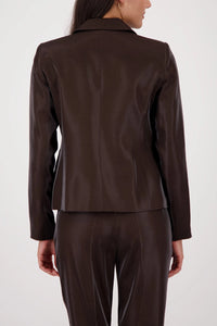 Monari Business Blazer in Dark Chocolate 410438 - Pre-Order July Delivery