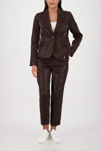 Monari Business Blazer in Dark Chocolate 410438 - Pre-Order July Delivery