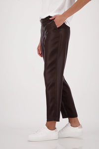 Monari Business Trousers in Dark Chocolate 410440 - Pre-Order July Delivery