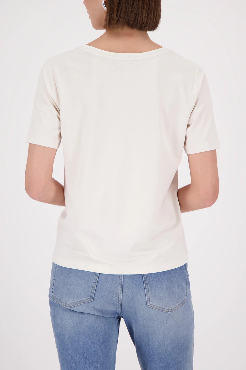 Monari Blouse With Rhinestones in Champagne Beige 410467 - Pre-Order July Delivery