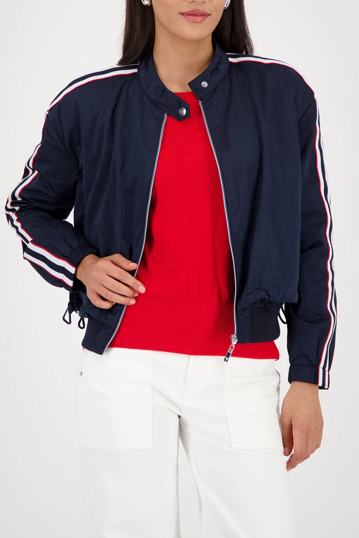 Monari Nylon Jacket in Marine 410481 - Pre-Order July Delivery