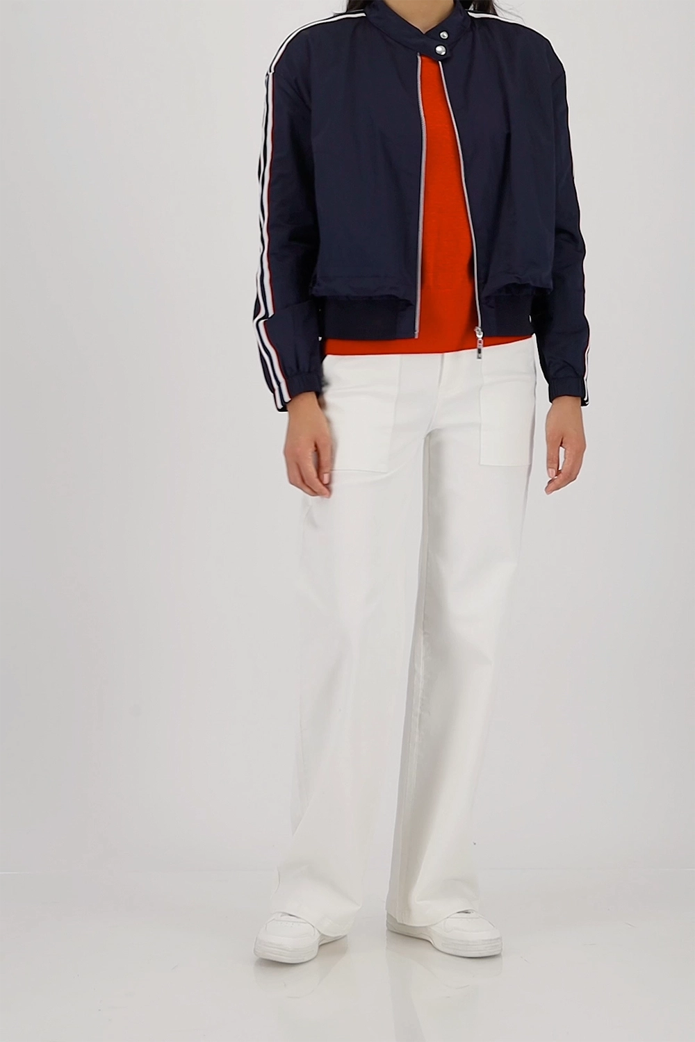 Monari Nylon Jacket in Marine 410481 - Pre-Order July Delivery