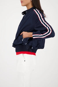 Monari Nylon Jacket in Marine 410481 - Pre-Order July Delivery
