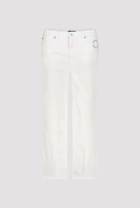 Monari Culotte Jeans With Rhinestone Detailing in Cream 410513 - Pre-Order September Delivery