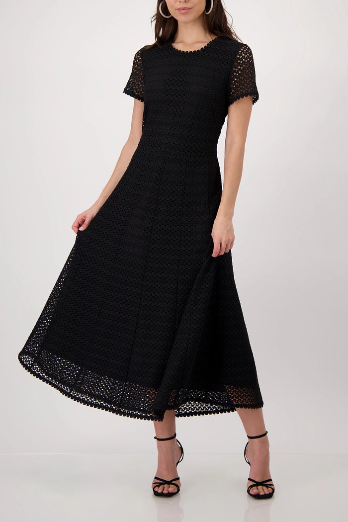 Monari Lace Dress in Black 410517 - Pre-Order September Delivery