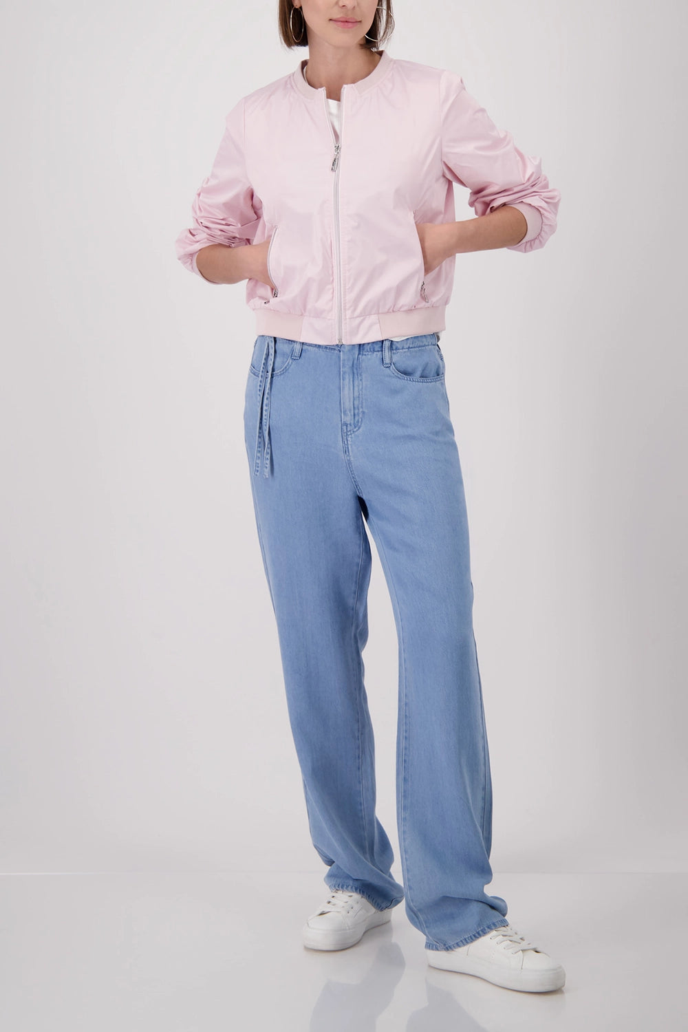 Monari Nylon Jacket in French Rose 410528