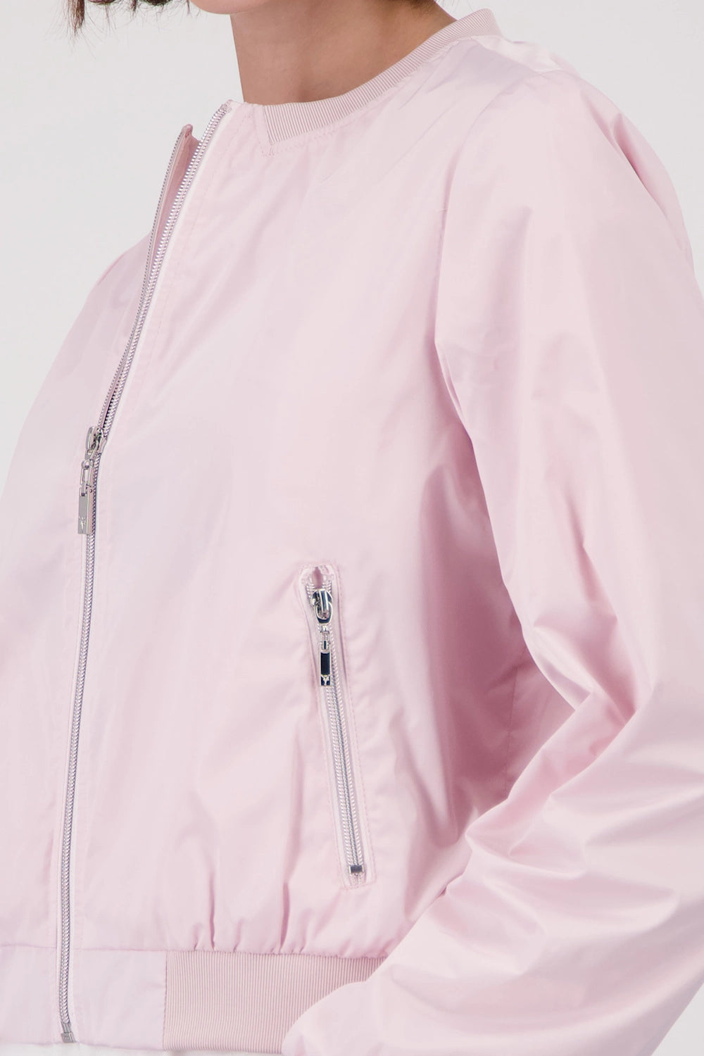 Monari Nylon Jacket in French Rose 410528
