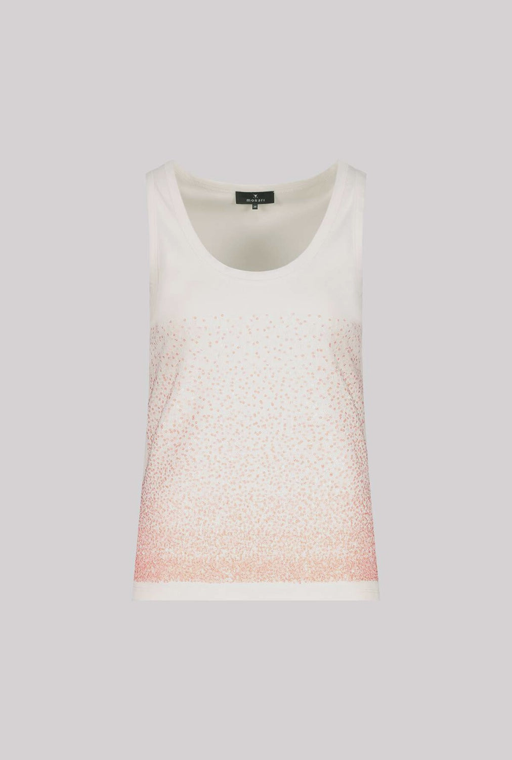 Monari Top With Sequins in Marble 410615